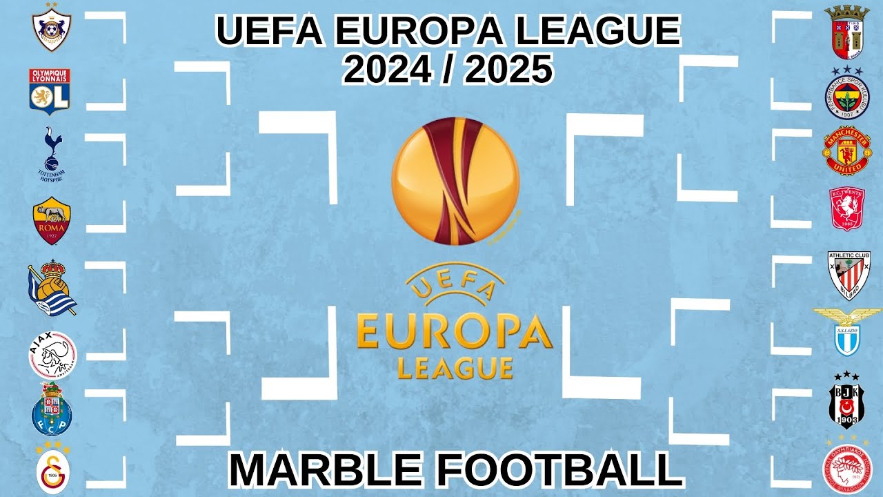 UEFA Europa League 2024-2025 Part 2 / Marble Football ⚽️