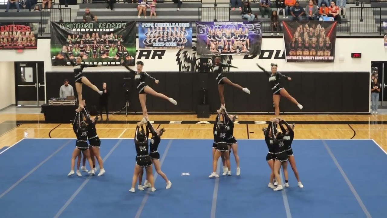 McIntosh High School Competition Cheerleading at Regions 5A 2025