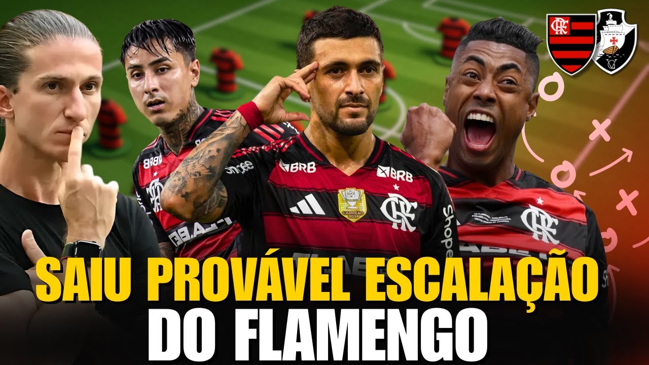 PROVAVEL ESCALAÇÃO DE FLAMENGO VS VASCO PELO CAMPEONATO CARIOCA