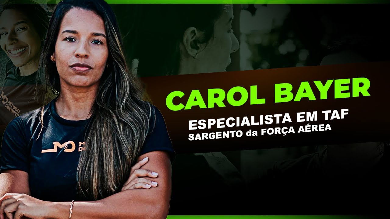 ESPECIALISTA EM TAF | SGT DA FOR&Ccedil;A A&Eacute;REA - CAROL BAYER | Sopapirocast