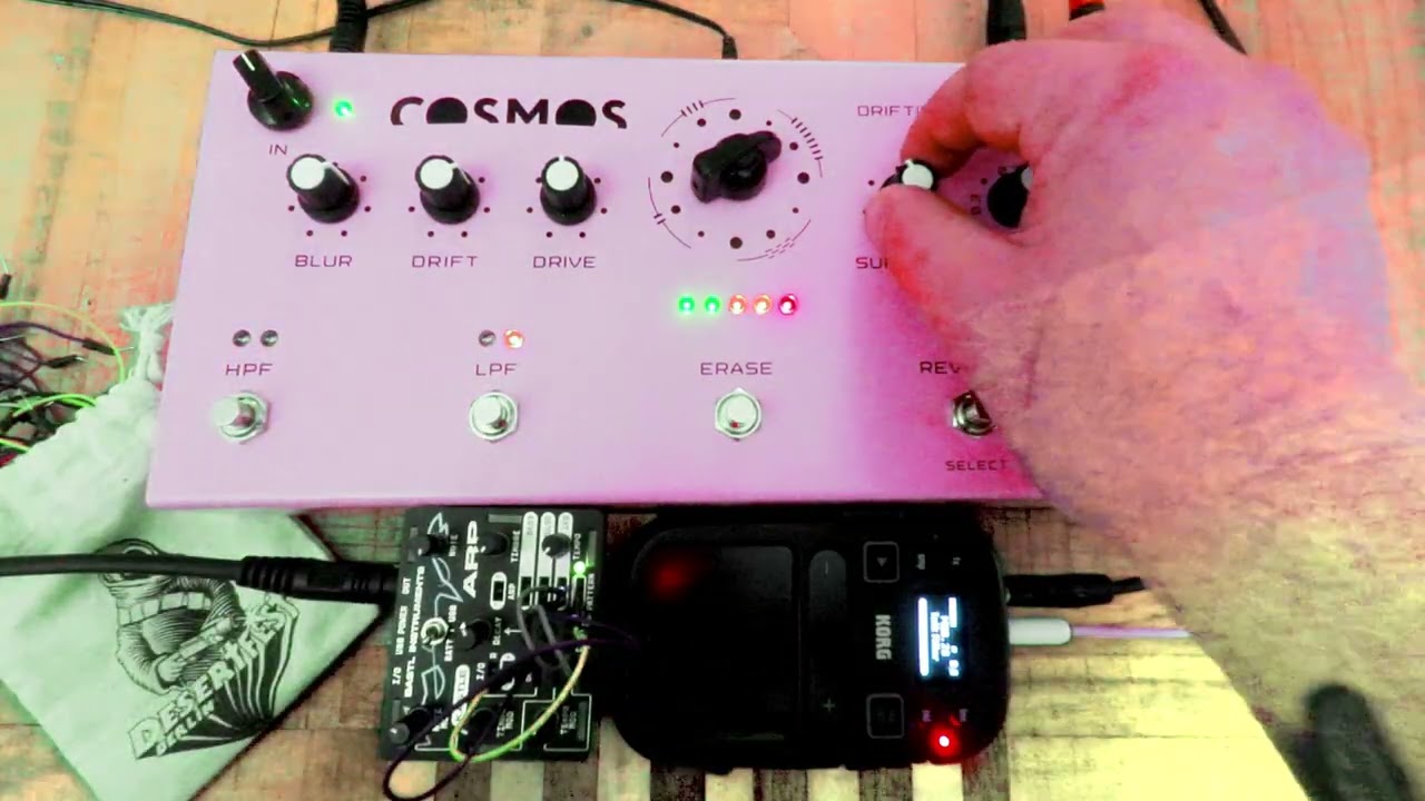 Soma COSMOS, Bastl Kastle ARP, Korg KP2 mini - Ambient looping: cinematic, cyberpunk, ambient music