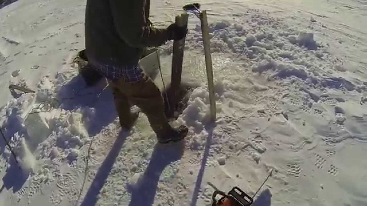 SETTING THE SMELT NET!!