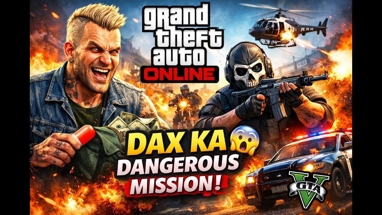 💊 Dax Ka Dangerous Mission 😱 | GTA Online