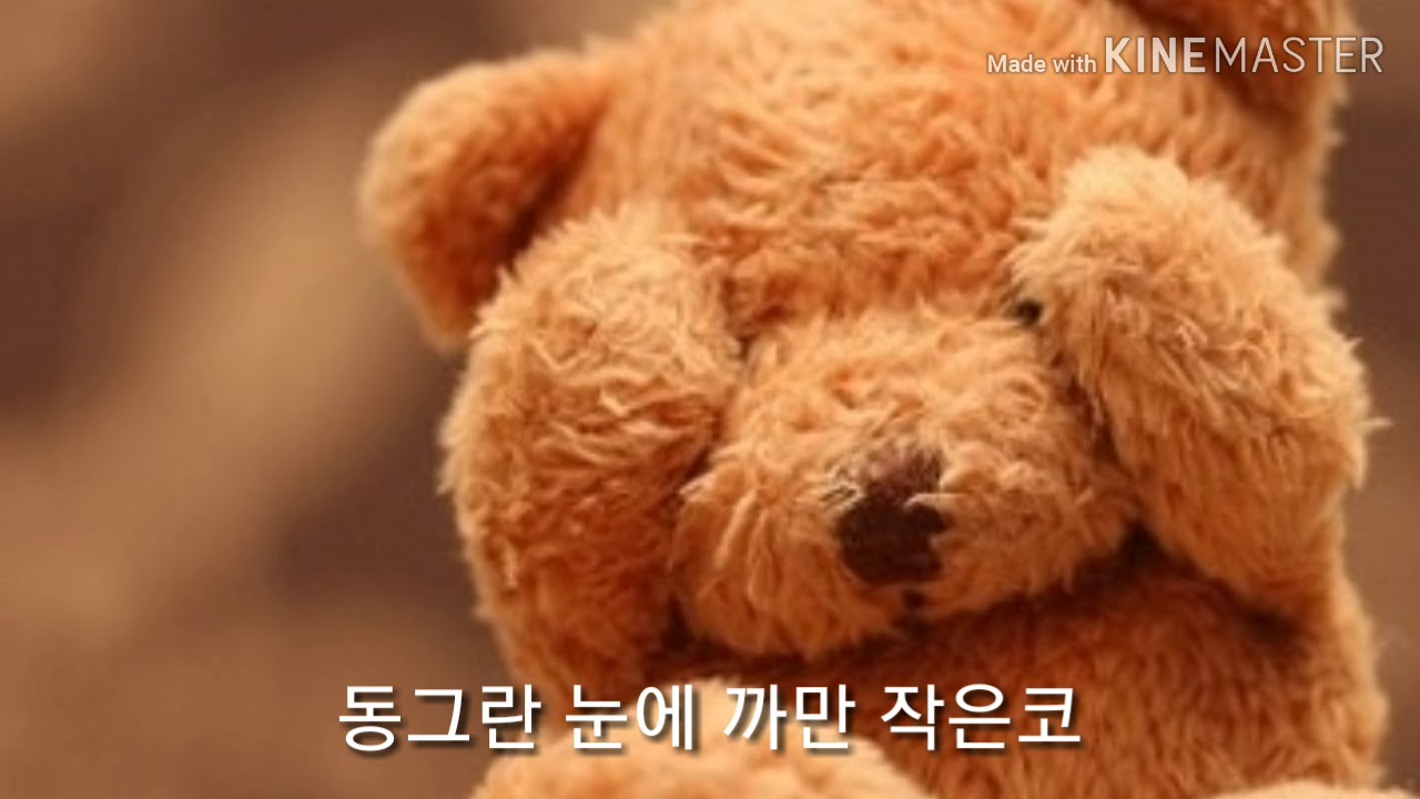 예쁜아기곰 동요(원작 녹음본)
