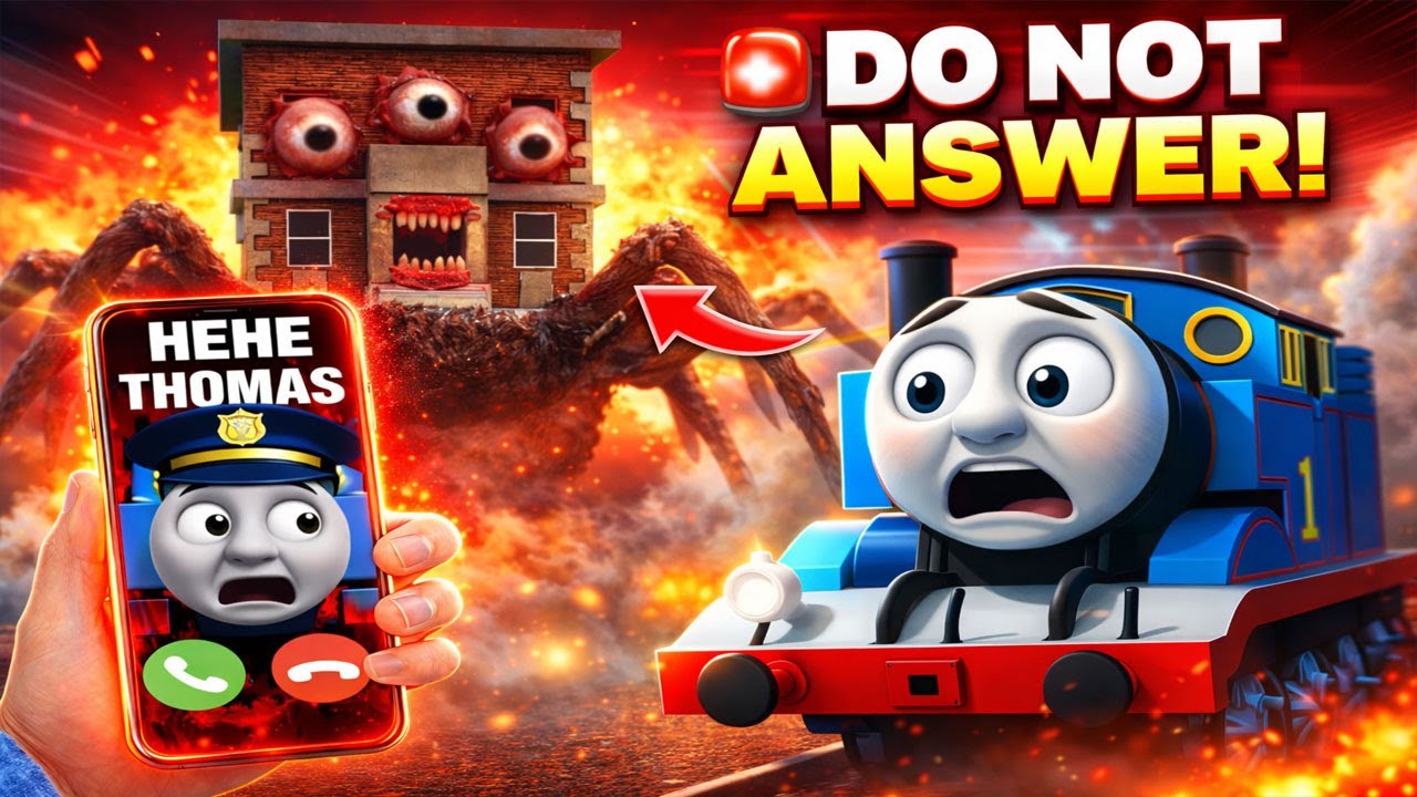 THE MONSTER BUILDING IS ALIVE AND CHASING THOMAS! (Garry's Mod)