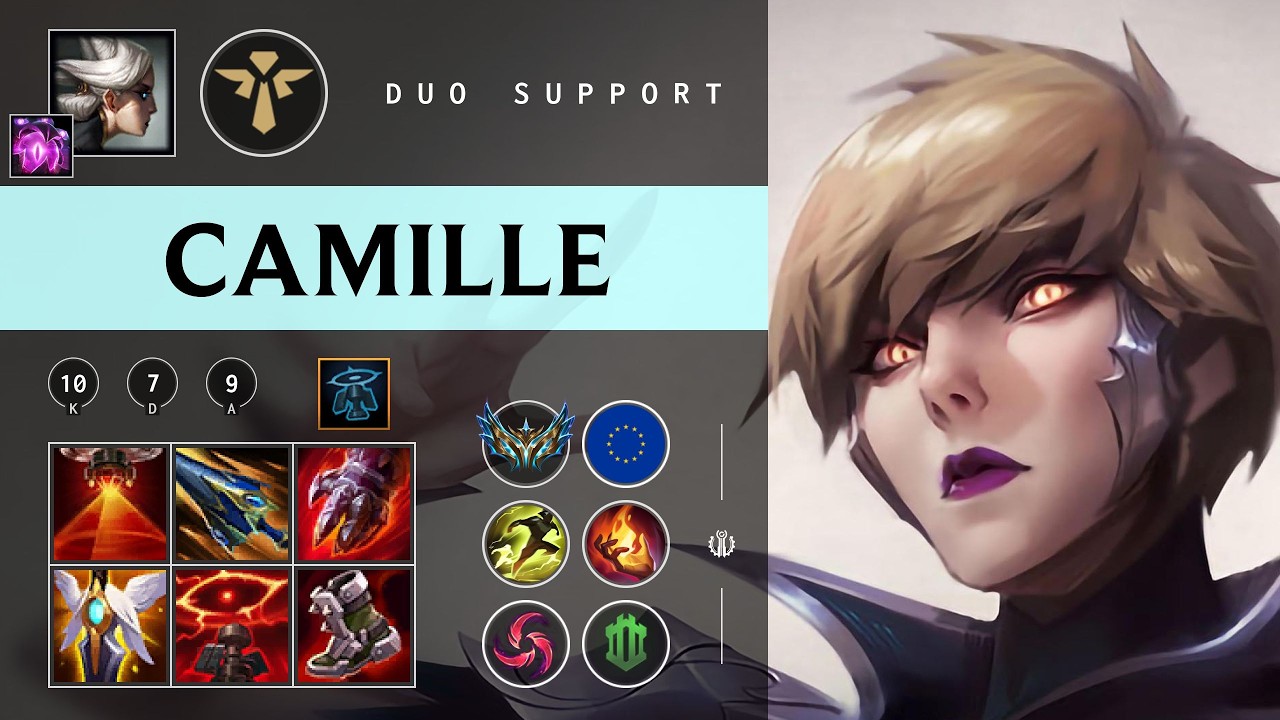 Camille Support vs Pantheon - EUW Challenger Patch 26.06