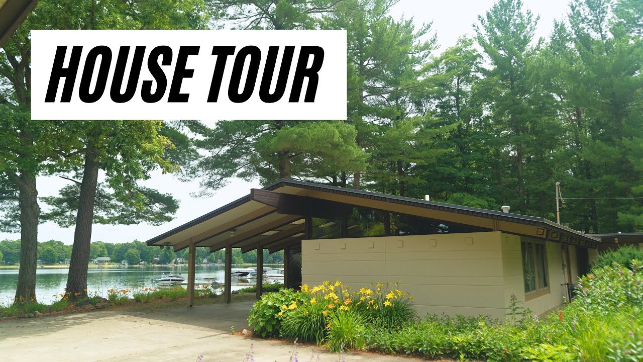 Mid-Century Modern Lake House Tour - Our Next DIY Project 🛠️
