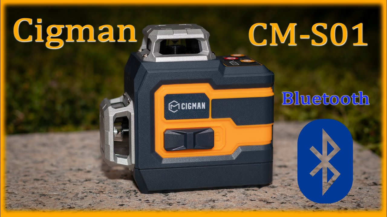 NIVEL LÁSER CIGMAN CM-S01 CON BLUETOOTH