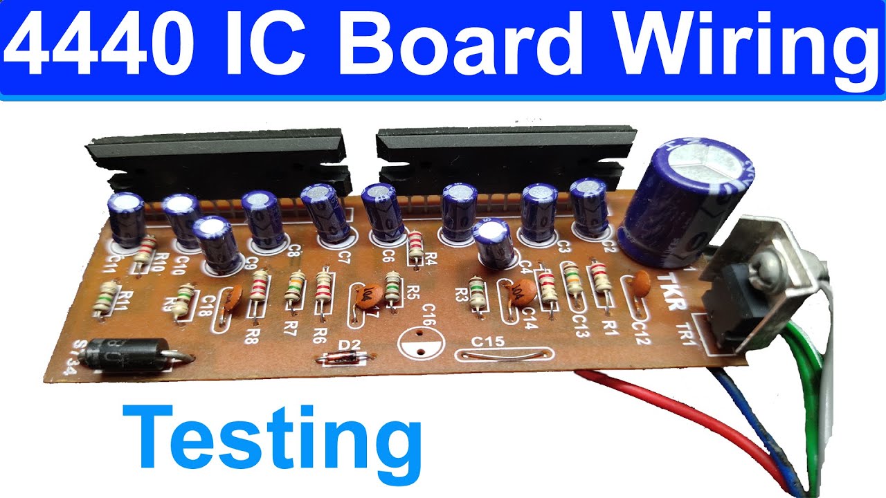 4440 IC Board Wiring | Testing | #diy