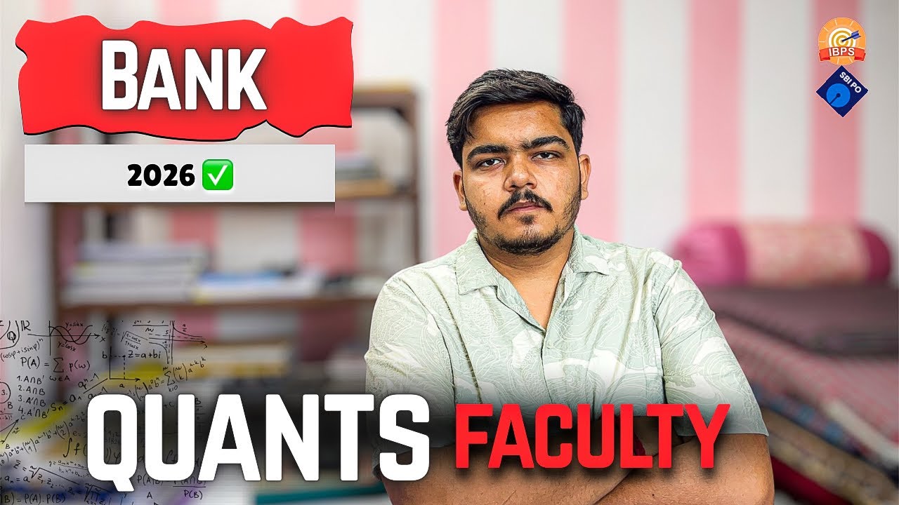 Which Quants Faculty Is Best For Bank Exam 2026 ✅