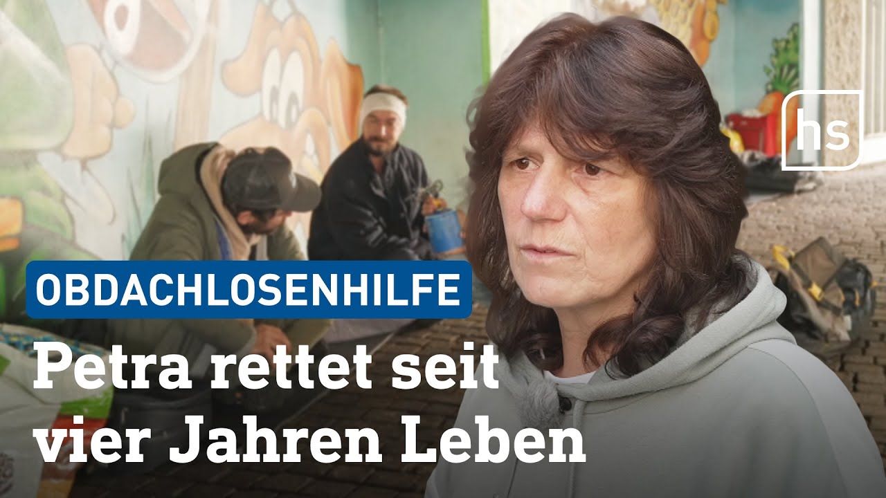 Helferin in Not: Wie Petra in Darmstadt das Leben Obdachloser verändert | hessenschau