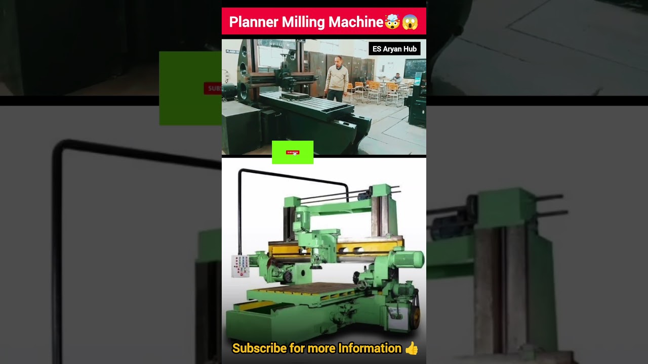 Planner Milling Machine🤯😱| Milling Machine | Machine