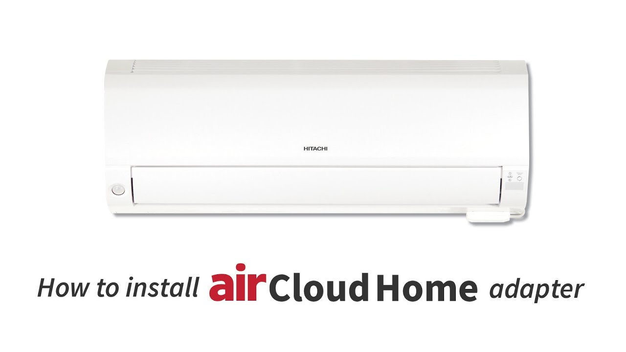 How to install Hitachi airCloud Home WiFi adapter