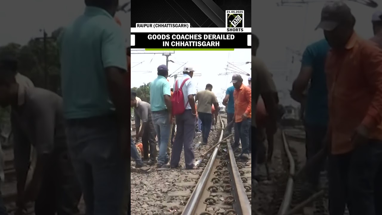 Two goods train coaches derailed at Raipur Railway Station in Chhattisgarh