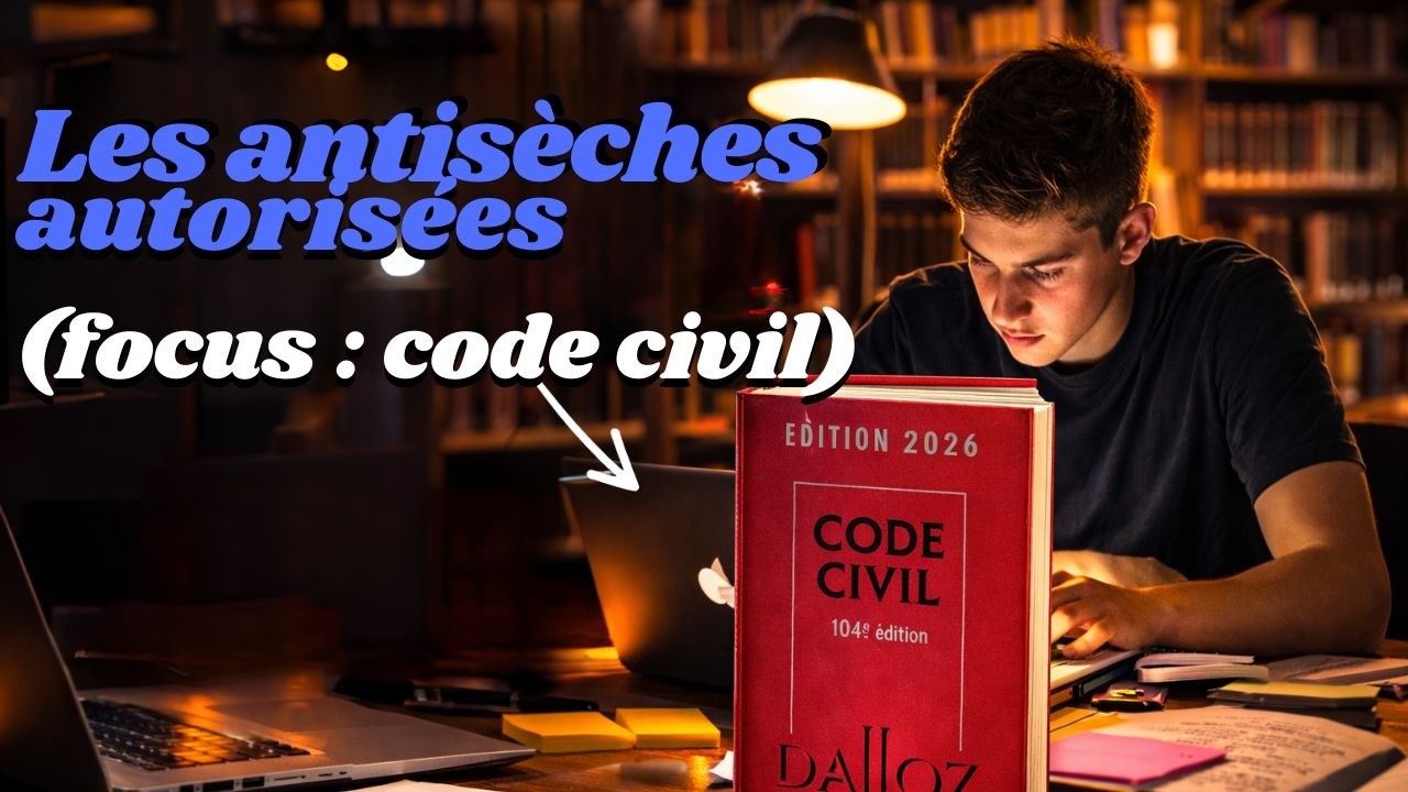 Les Codes ou les ANTISÈCHES autorisées aux EXAMS ! (Part 1)