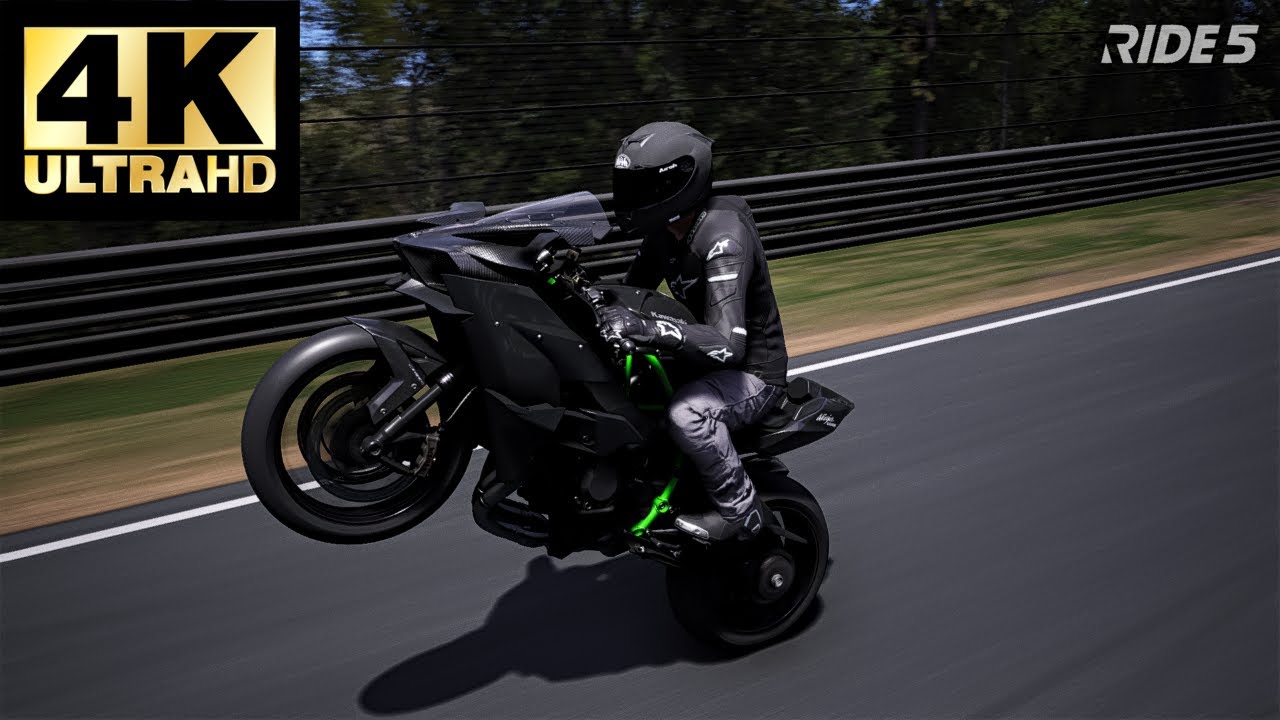 Ride 5 Replay  Kavasaki H2R - Nürburgring 4K Ultra HD-PC 60 FPS   REMASTER