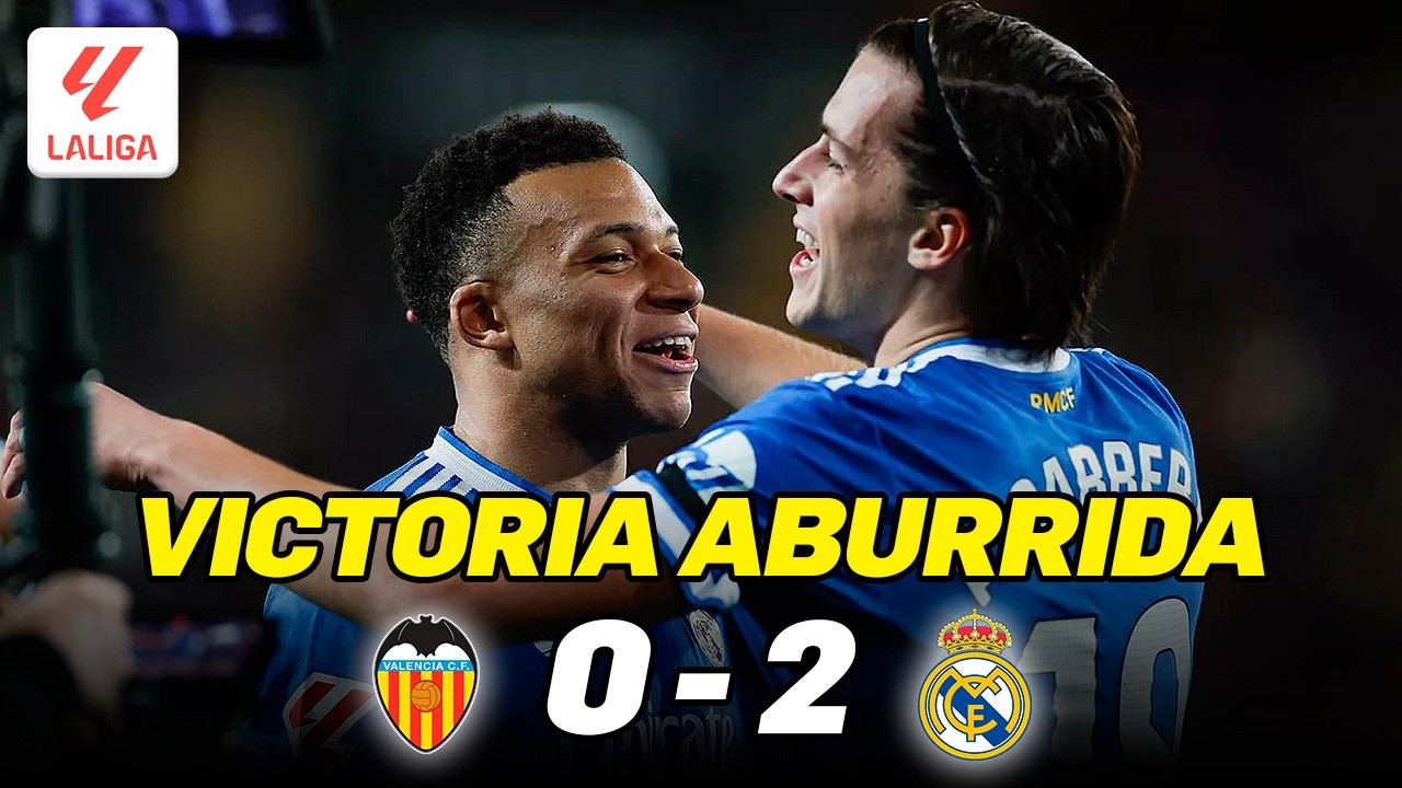 POCO FÚTBOL FUE SUFICIENTE PARA GANAR | VALENCIA 0-2 REAL MADRID | Análisis y Opinión