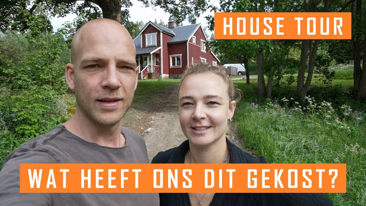 De HOUSE-TOUR van ons huis in ZWEDEN!🏡