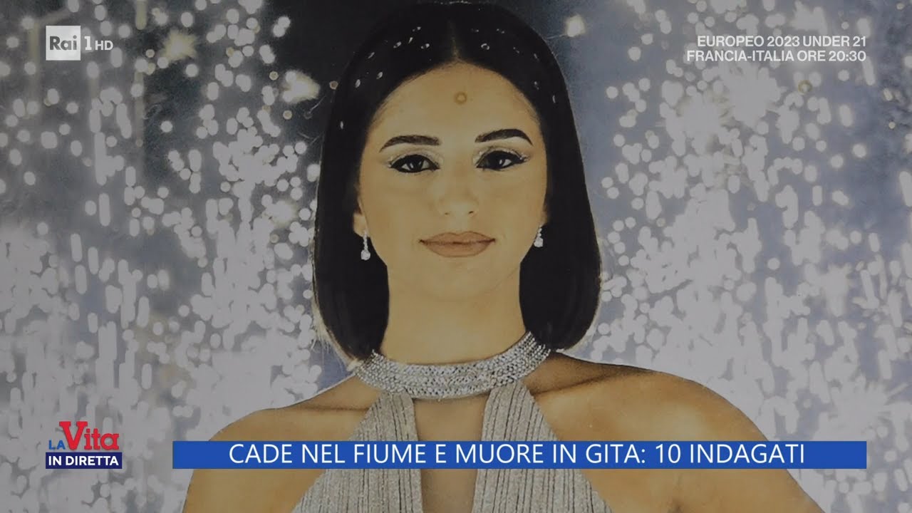 Muore in gita cadendo nel fiume - La Vita in Diretta 22/06/2023