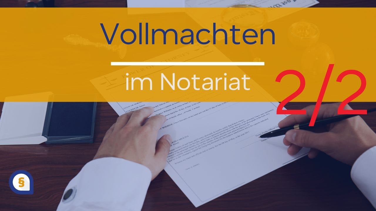 Vollmachten &ndash; Aufbewahrung und Aush&auml;ndigung durch das Notariat