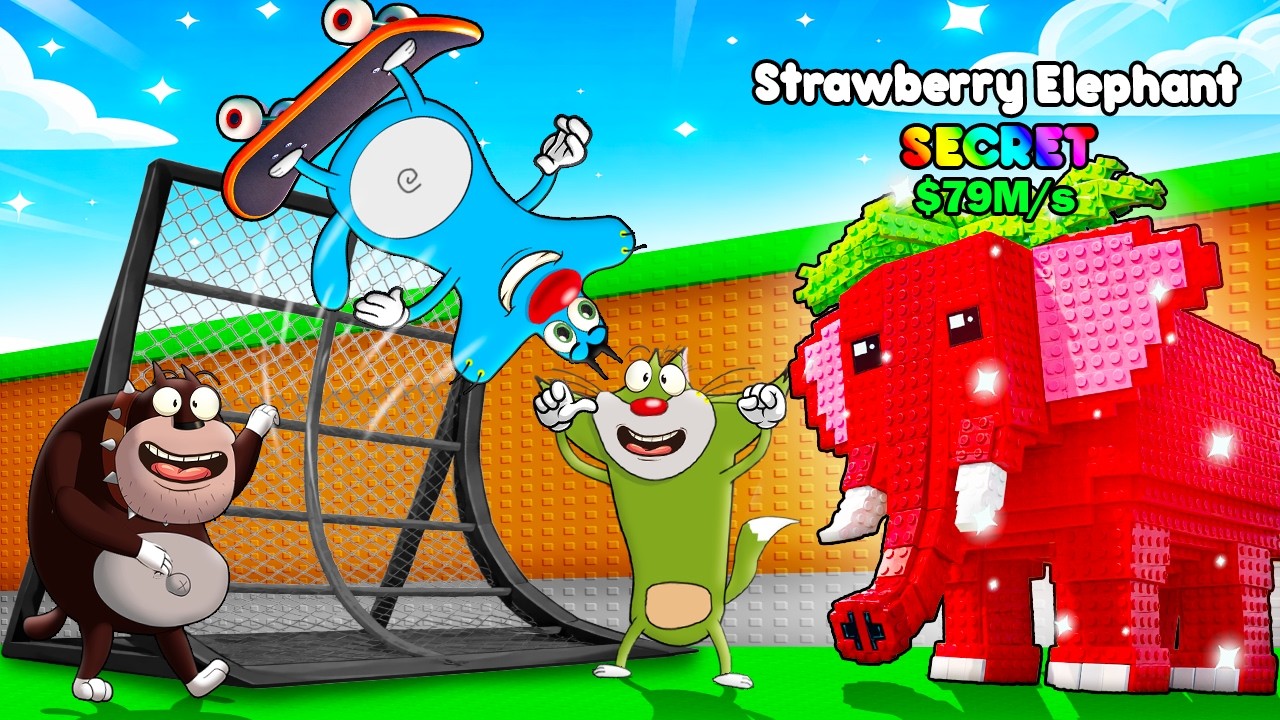 SCATEBOARD FOR BRAINROT  IN ROBLOX With Oggy And Jack