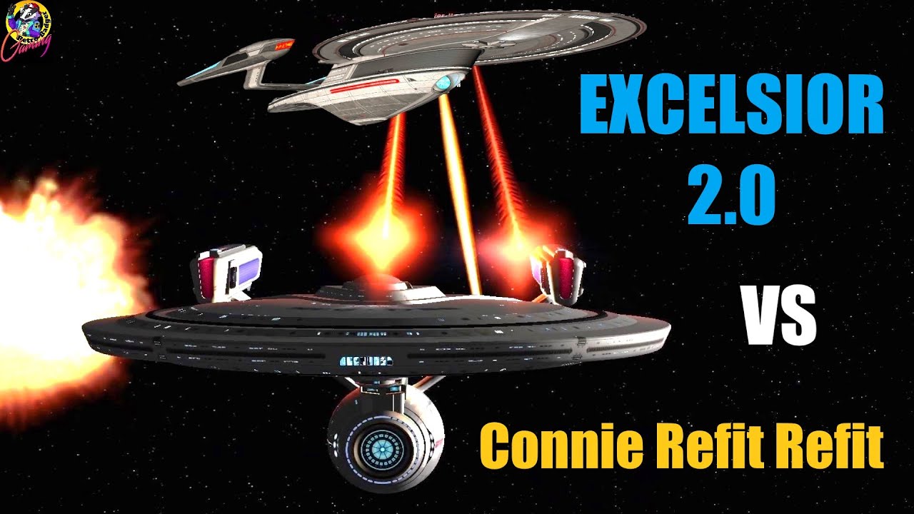 Viewer Request - Excelsior 2.0 VS Connie Refit Refit - Both Ways - Star Trek Starship Battles