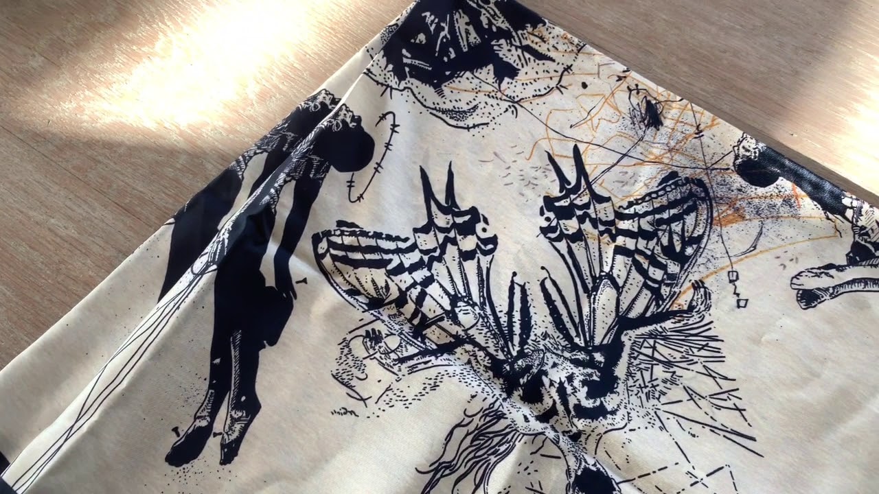 Impression numérique : Comment dessiner à l'encre sur de la soie ? #foulard #twill