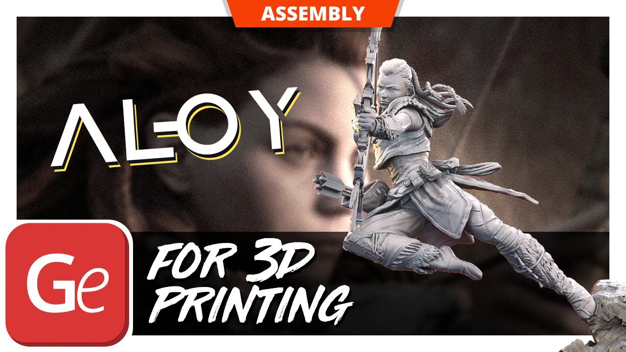 Aloy 3D Printing Figurine | Assembly by Gambody