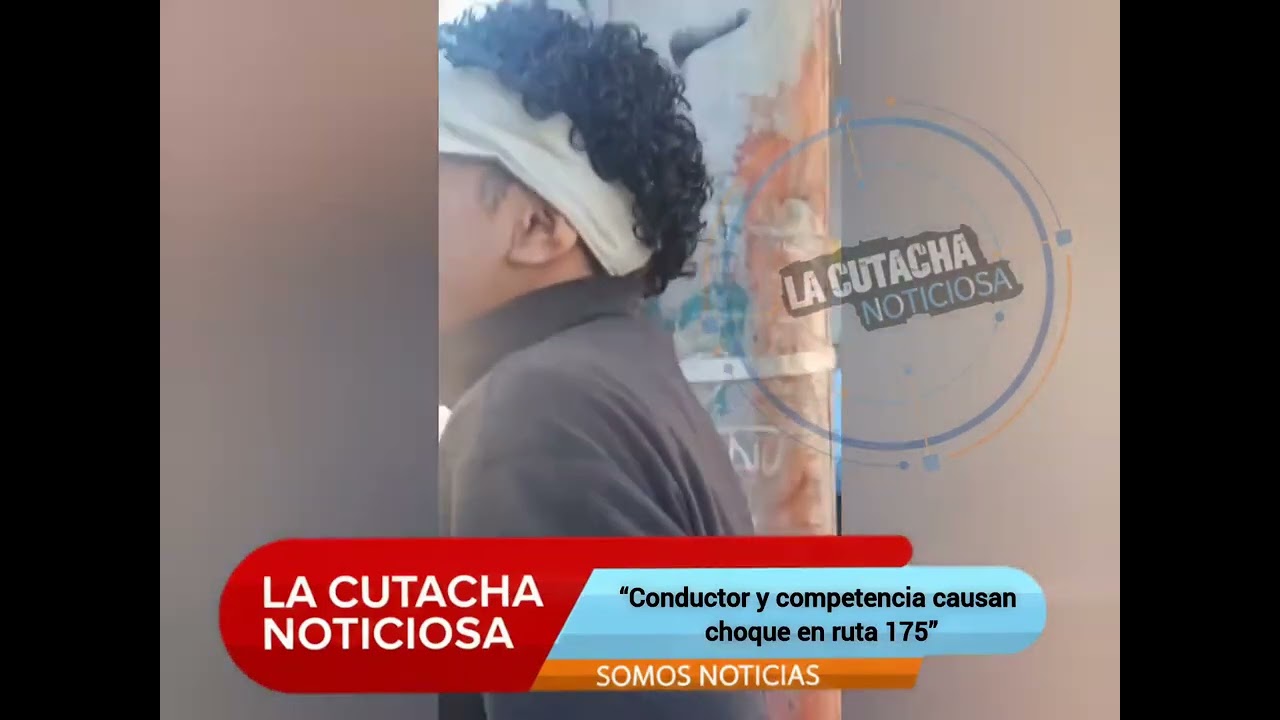 Choque entre autobuses en la ruta 175 deja varios lesionados