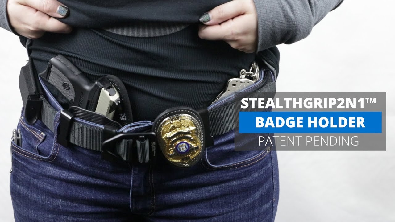 StealthGrip2N1&trade; Badge Holder