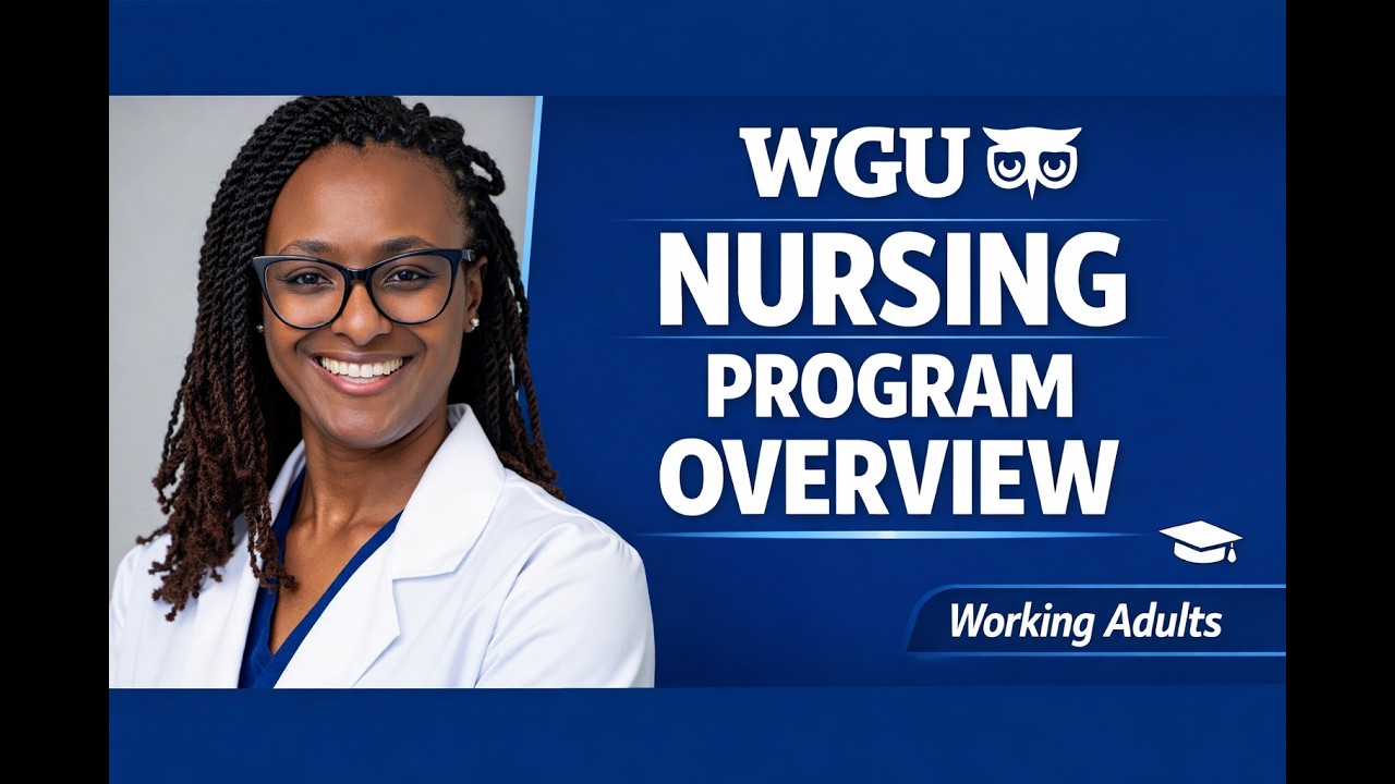 WGU Nursing Program Overview (Pre-Licensure BSN for Working Adults)