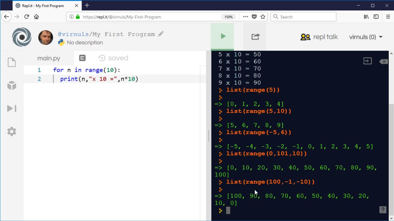 Python 3 - Повторение / Циклы с использованием цикла For