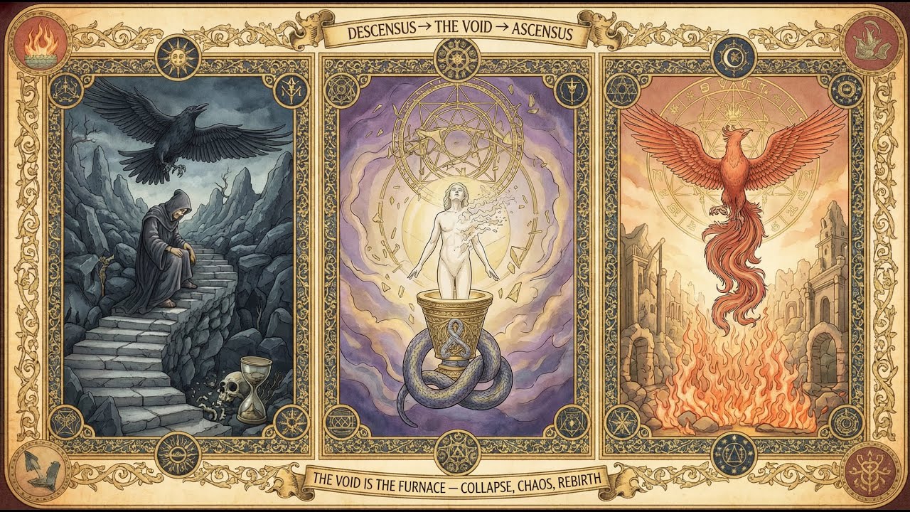 Why Life Collapses Before It Changes — The Alchemist’s Map Through the Void