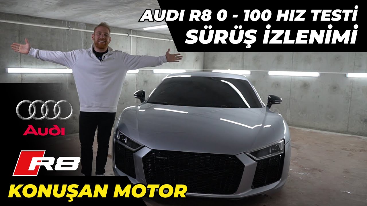 AUDI SUPERSPORT R8  V10 540 HP | KONUŞAN MOTOR |  0- 100 HIZ TESTİ VE SÜRÜŞ İZLENİMİ