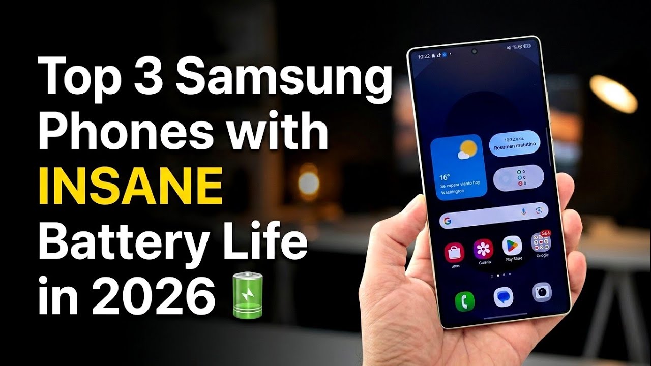 Top 3 Samsung Phones with INSANE Battery Life in 2026 🔋