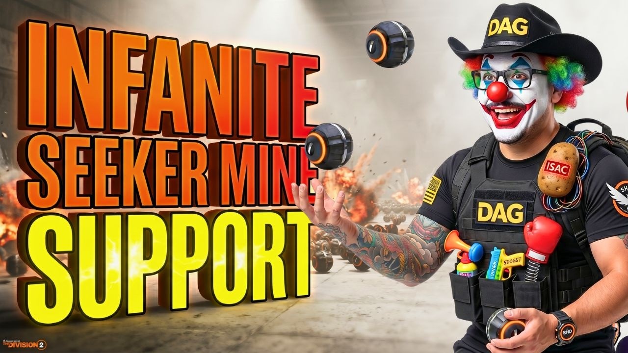 INFINATE SEEKER MINE | Fun Crowd Control Support Build | Play Anywhere | Division 2