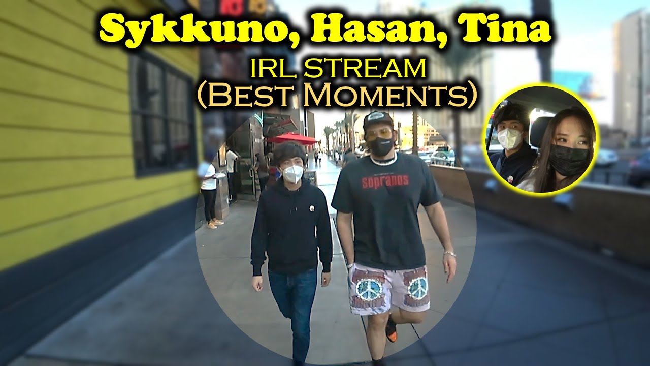 Sykkuno, TinaKitten, Hasanabi IRL Stream Best Moments | The story behind the name Sykkuno