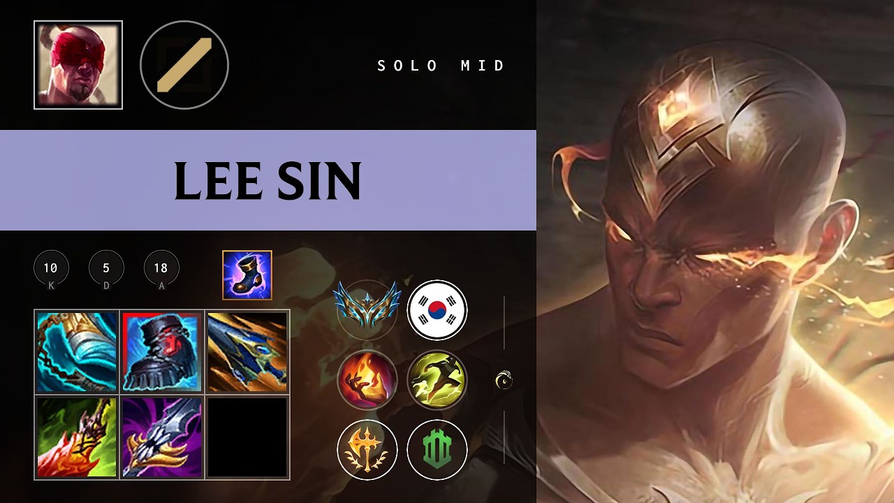 Lee Sin Mid vs Katarina - KR Challenger Patch 26.08