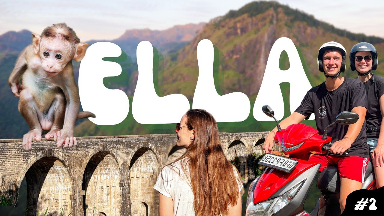 ELLA | Watervallen, Nine Arch Bridge, apen kijken en lekker eten | Sri Lanka vlog #2