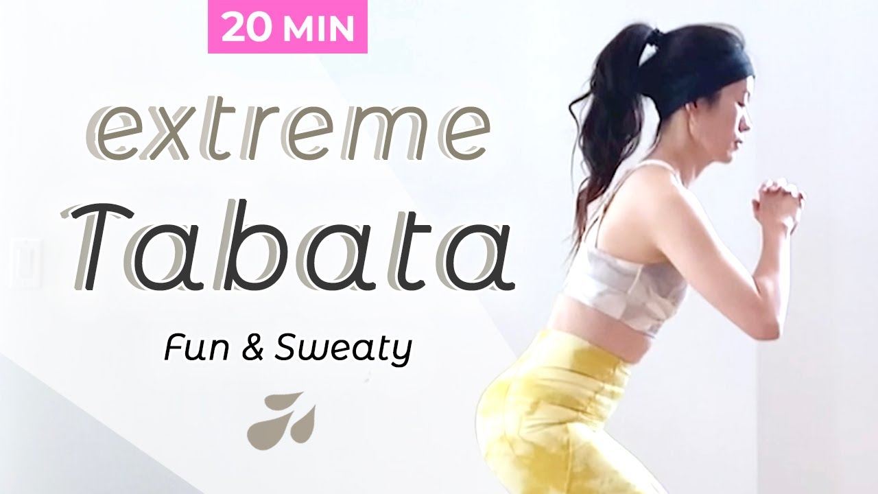 20 MIN EXTREME TABATA WORKOUT/ Intense Fat Burning Full Body Workout / No Repeat