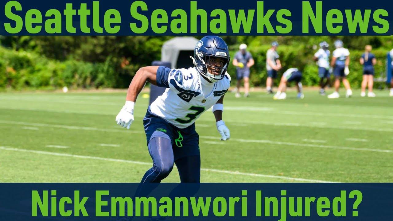 BREAKING NEWS: Seahawks' Nick Emmanwori left practice with an injured ankle