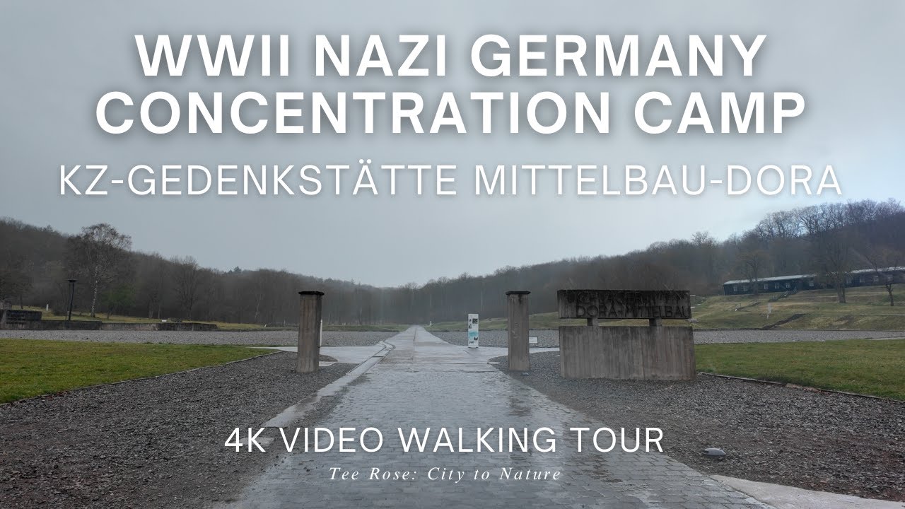 WWII Nazi Germany Concentration Camp Video Walking Tour | KZ-Gedenkstätte Mittelbau-Dora