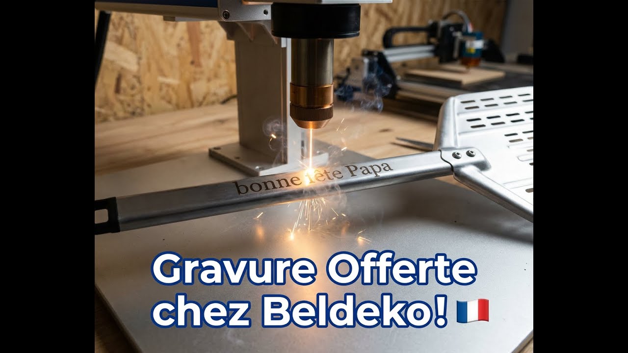Gravure OFFERTE sur nos pelles à pizza | Coulisses BELDEKO