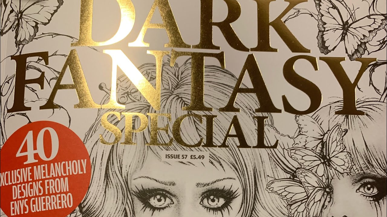 Colouring heaven Dark Fantasy Special Flip through.ADULTS ONLY