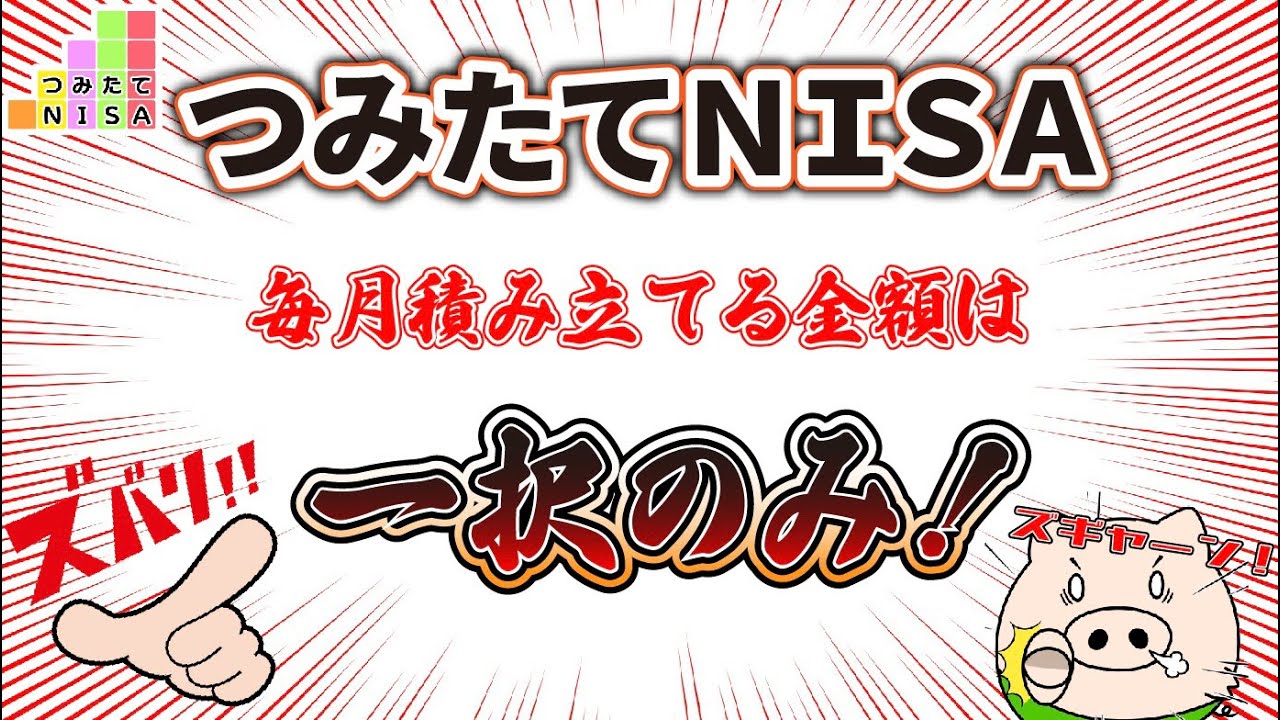 【投資】つみたてNISA　毎月積み立てる金額は一択のみ！　シミュレーション付　〜つみたてNISAをやると結局いくら資産をつくることが出来るのか？〜