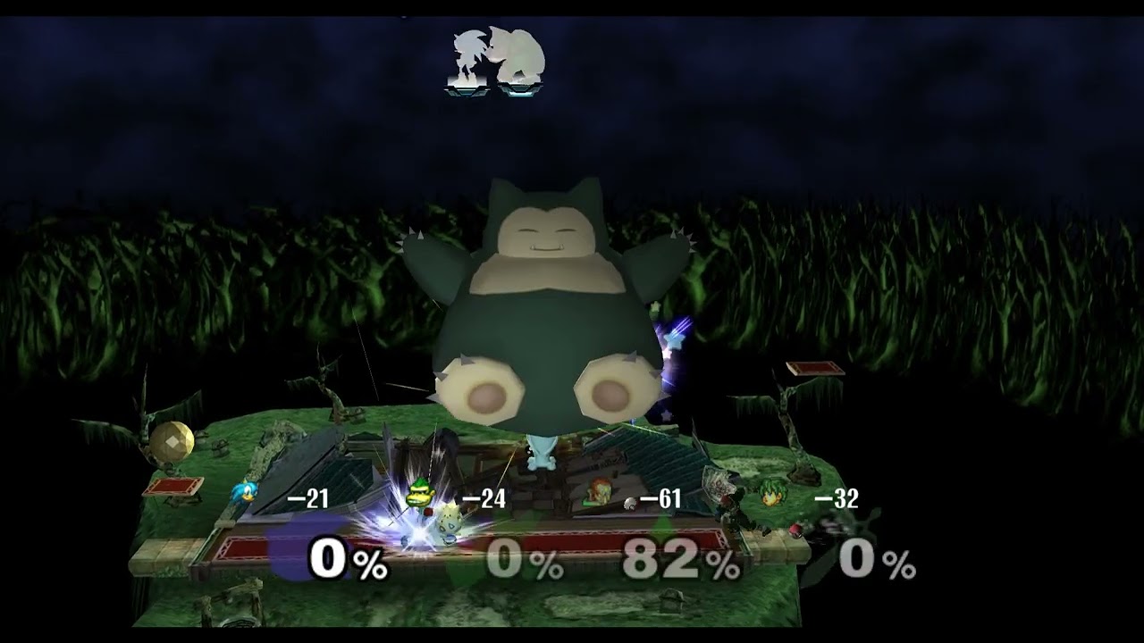 Super Smash Bros Melee Akaneia Build v0.9 - UltraGanon Destroys Luigi's Mansion in 1 Hit Everytime