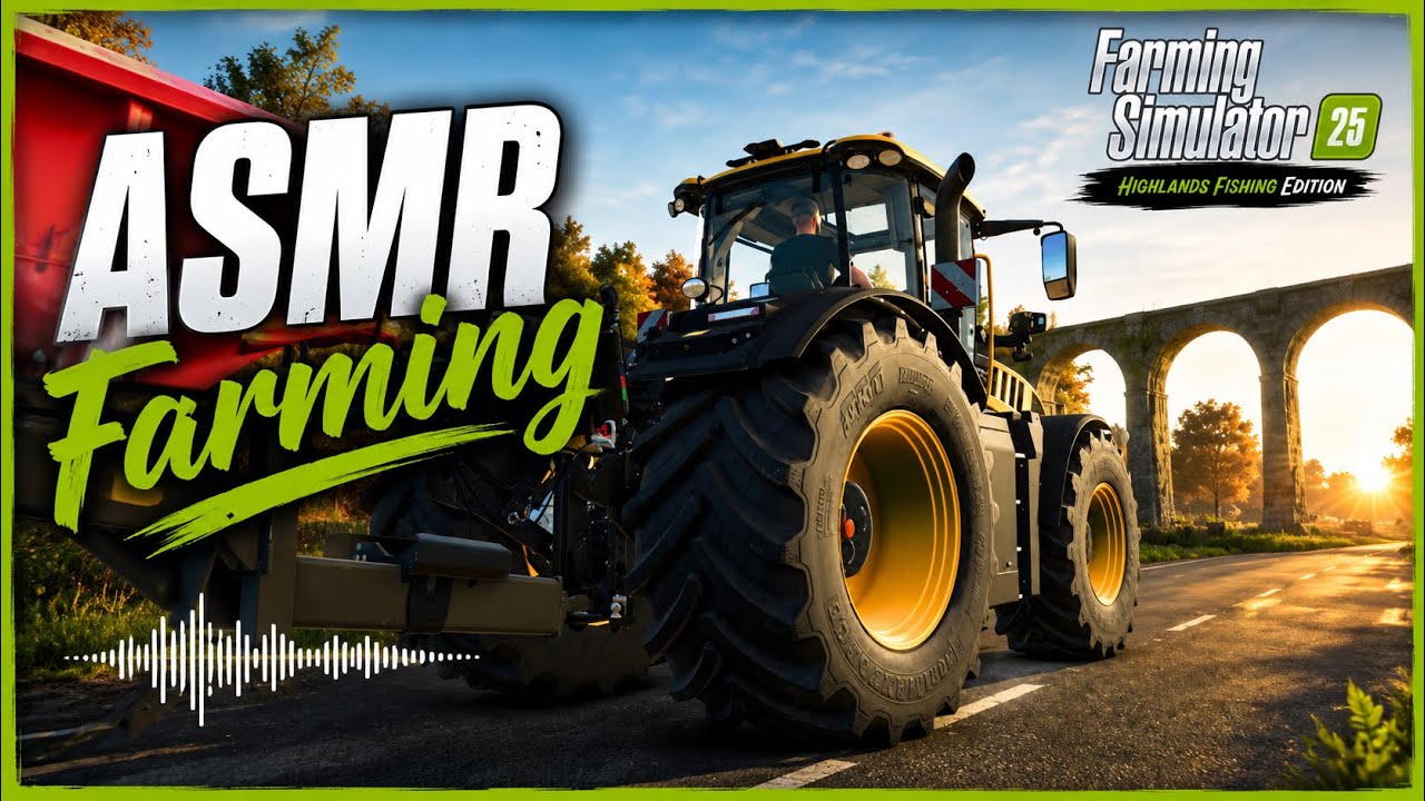 Farming Simulator 25 | PS5 Gameplay-ASMR Relaxing Farming Highlands Fishing Edition | Kinlaig 