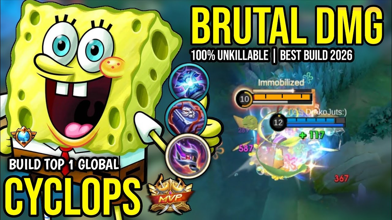CYCLOPS BEST BUILD 2026 | BUILD TOP 1 GLOBAL CYCLOPS GAMEPLAY | MOBILE LEGENDS✓