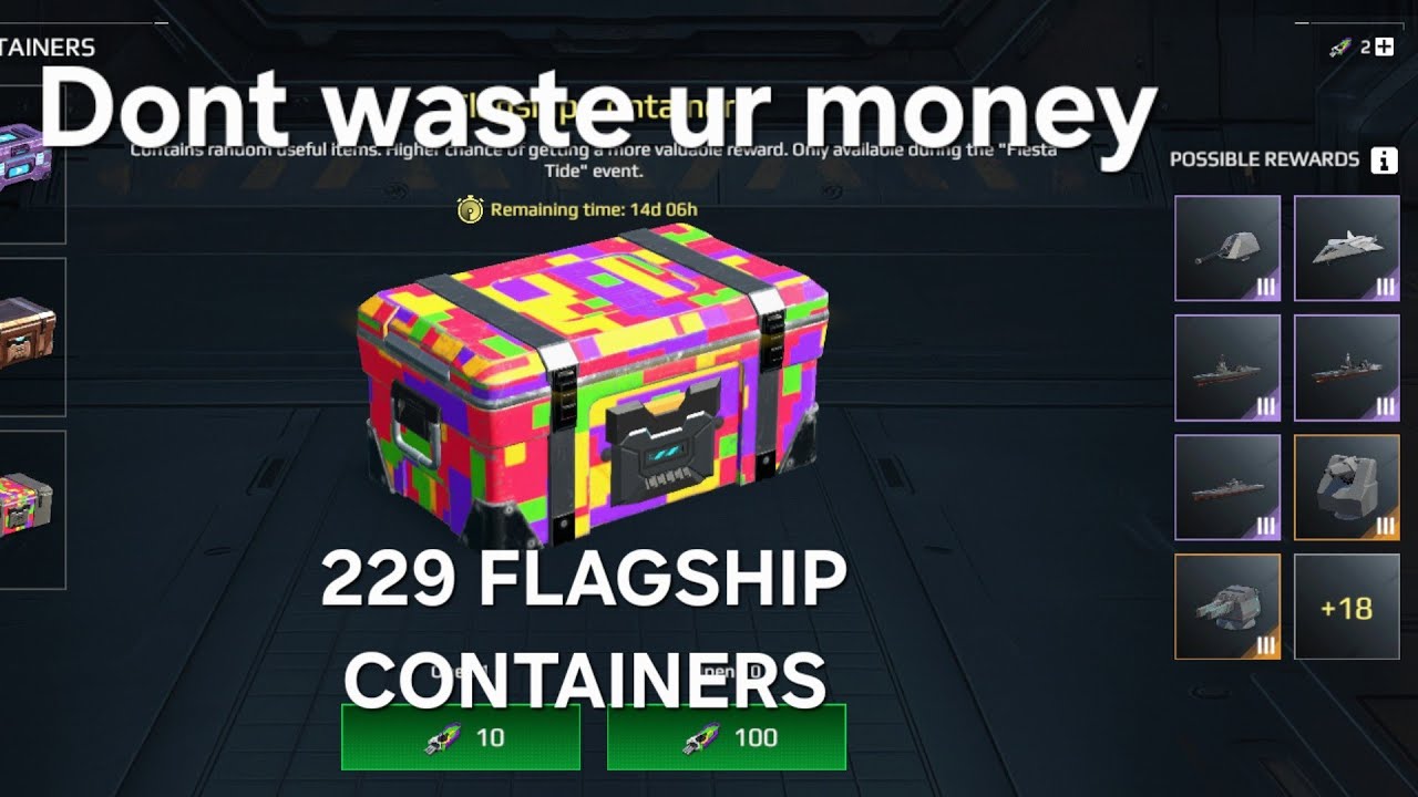 FLAGSHIP CONTAINERS Modern Warships 