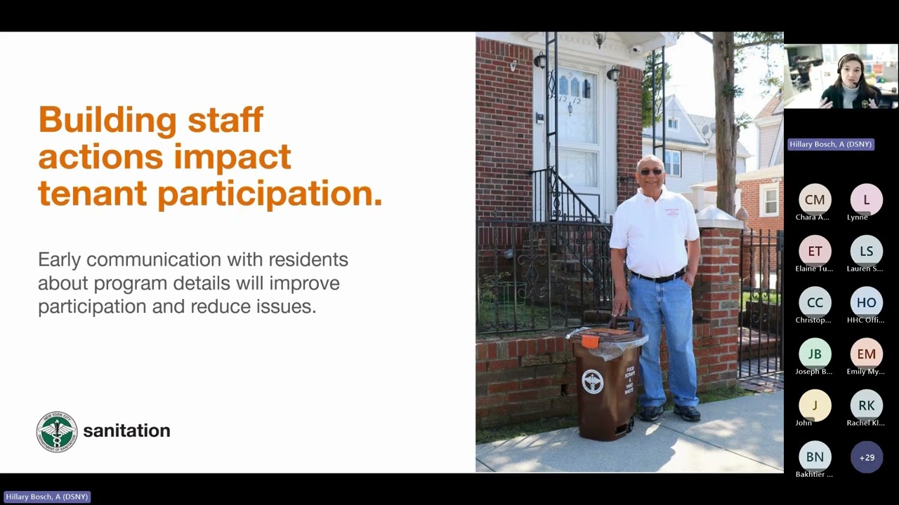 Building Staff webinar - Curbside Composting is Citywide 2024